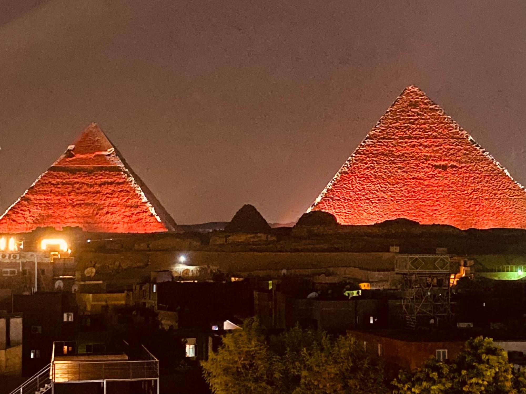 El Aida Pyramids View Hotel Kafret el-Gabal Esterno foto