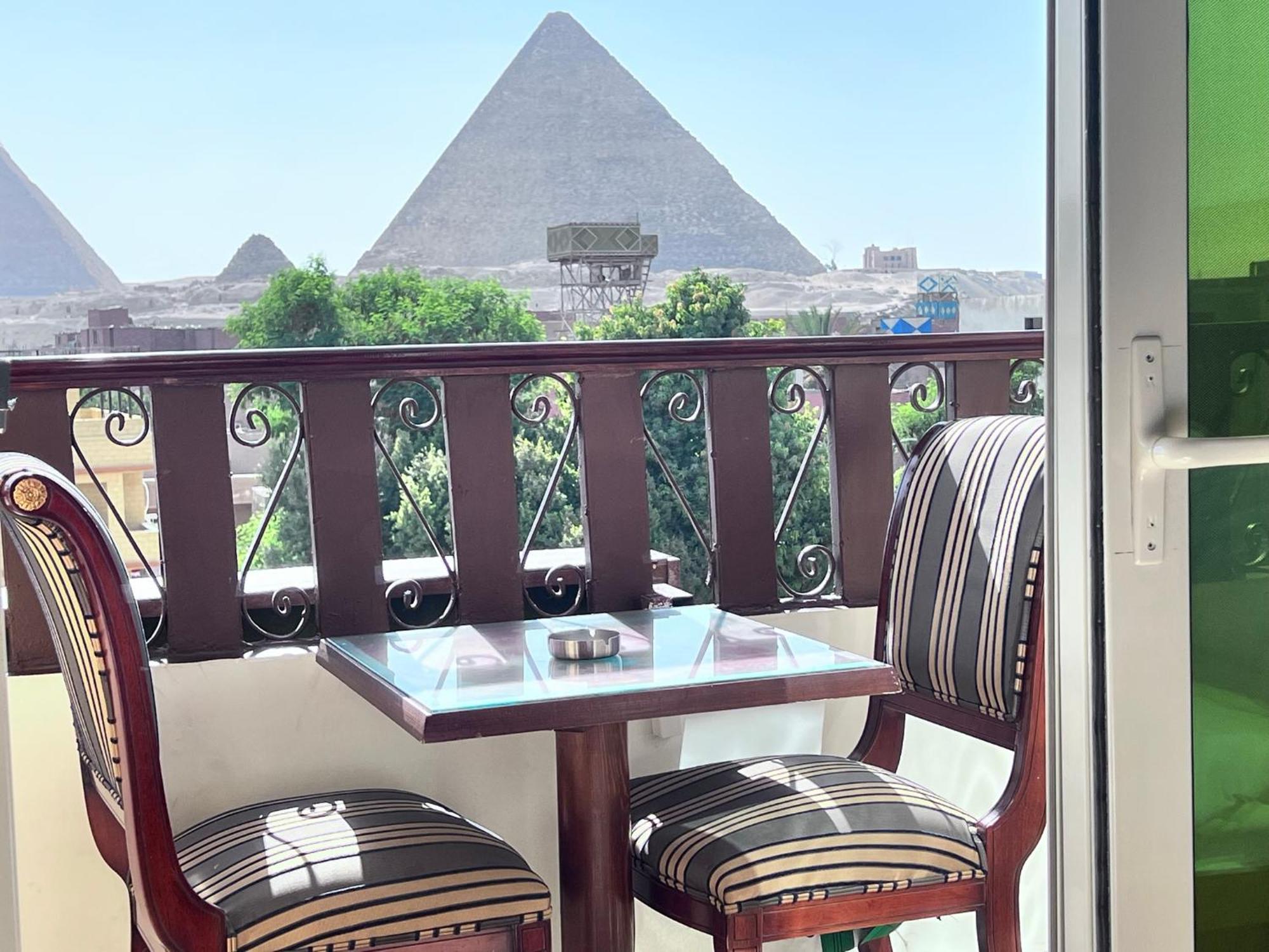 El Aida Pyramids View Hotel Kafret el-Gabal Esterno foto