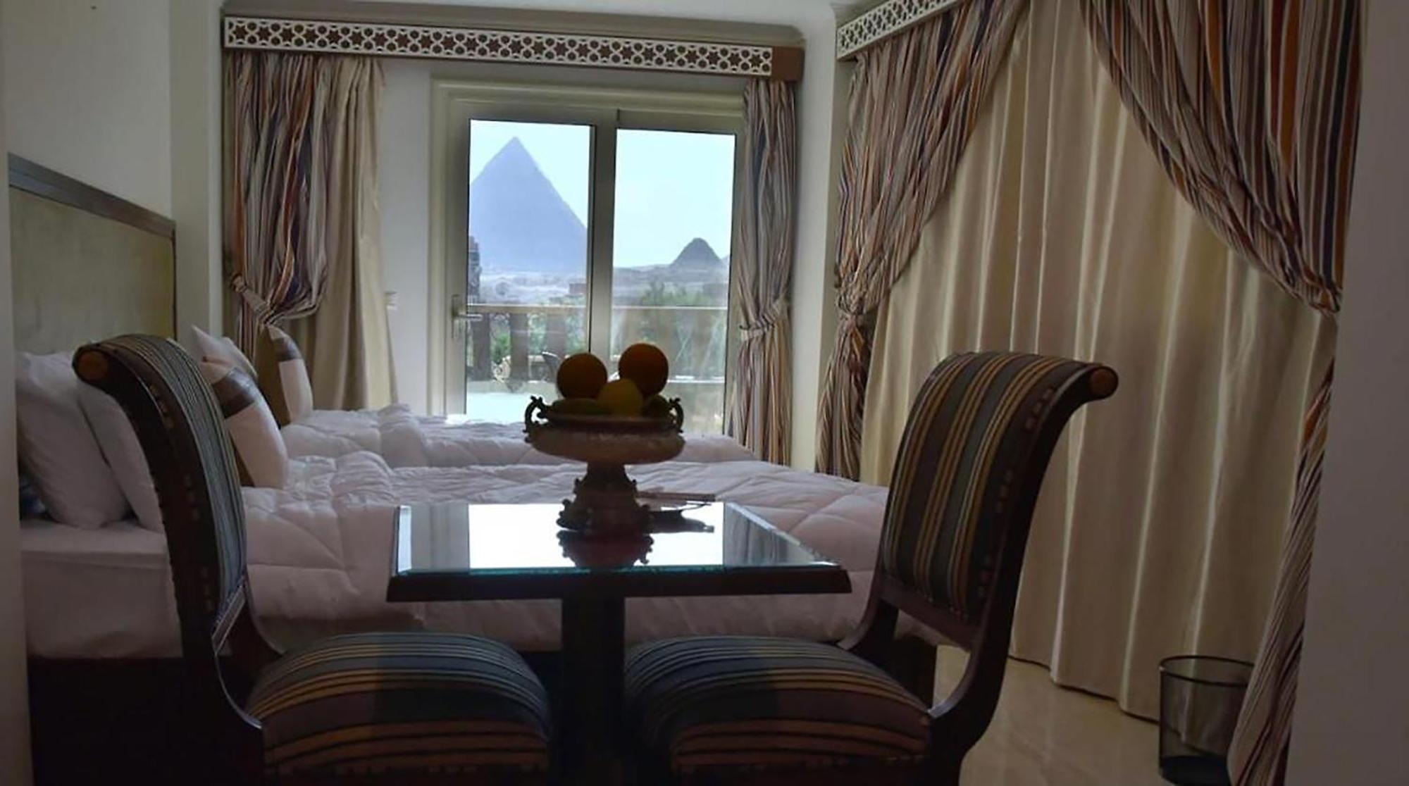El Aida Pyramids View Hotel Kafret el-Gabal Esterno foto