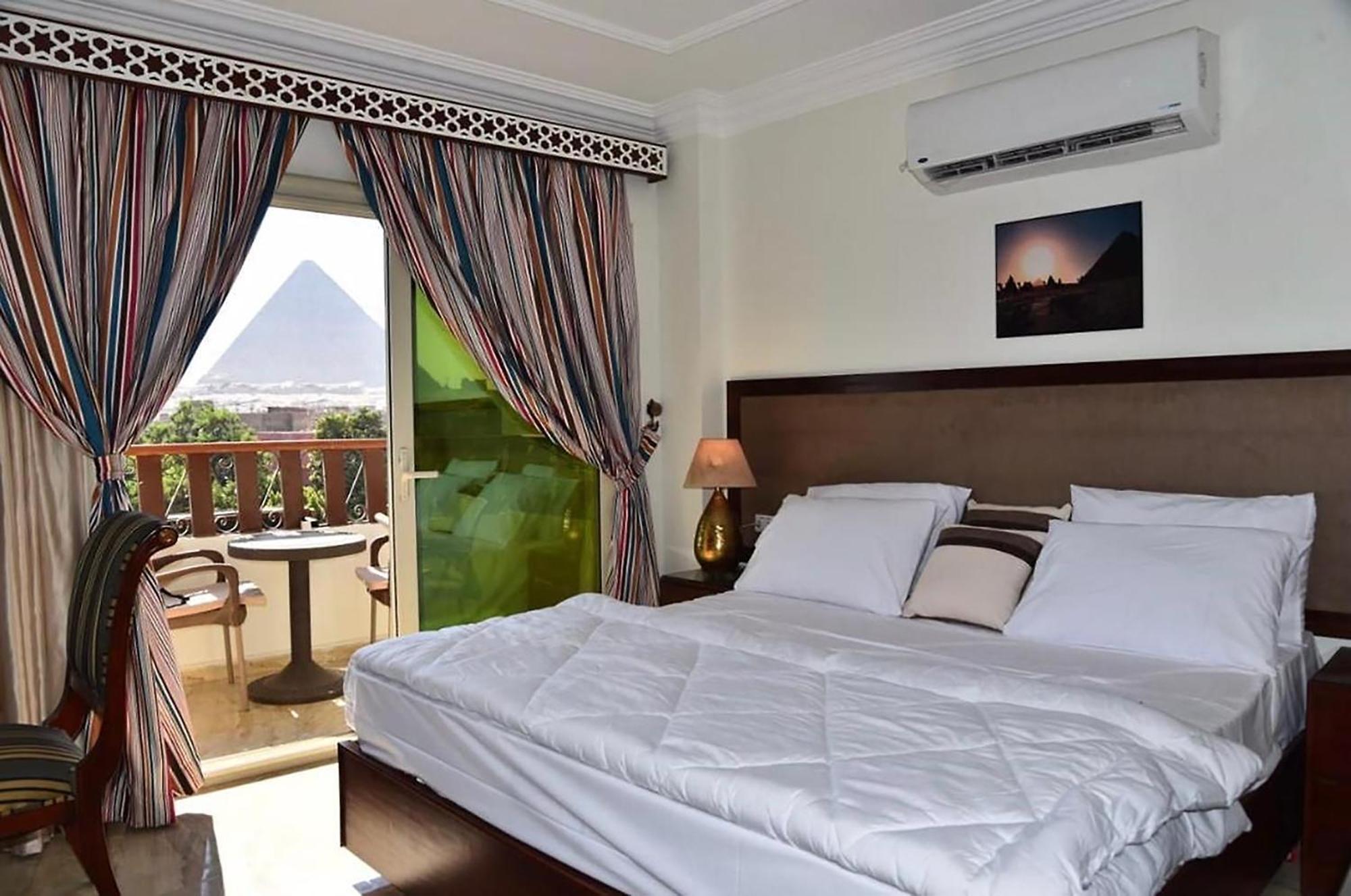 El Aida Pyramids View Hotel Kafret el-Gabal Esterno foto