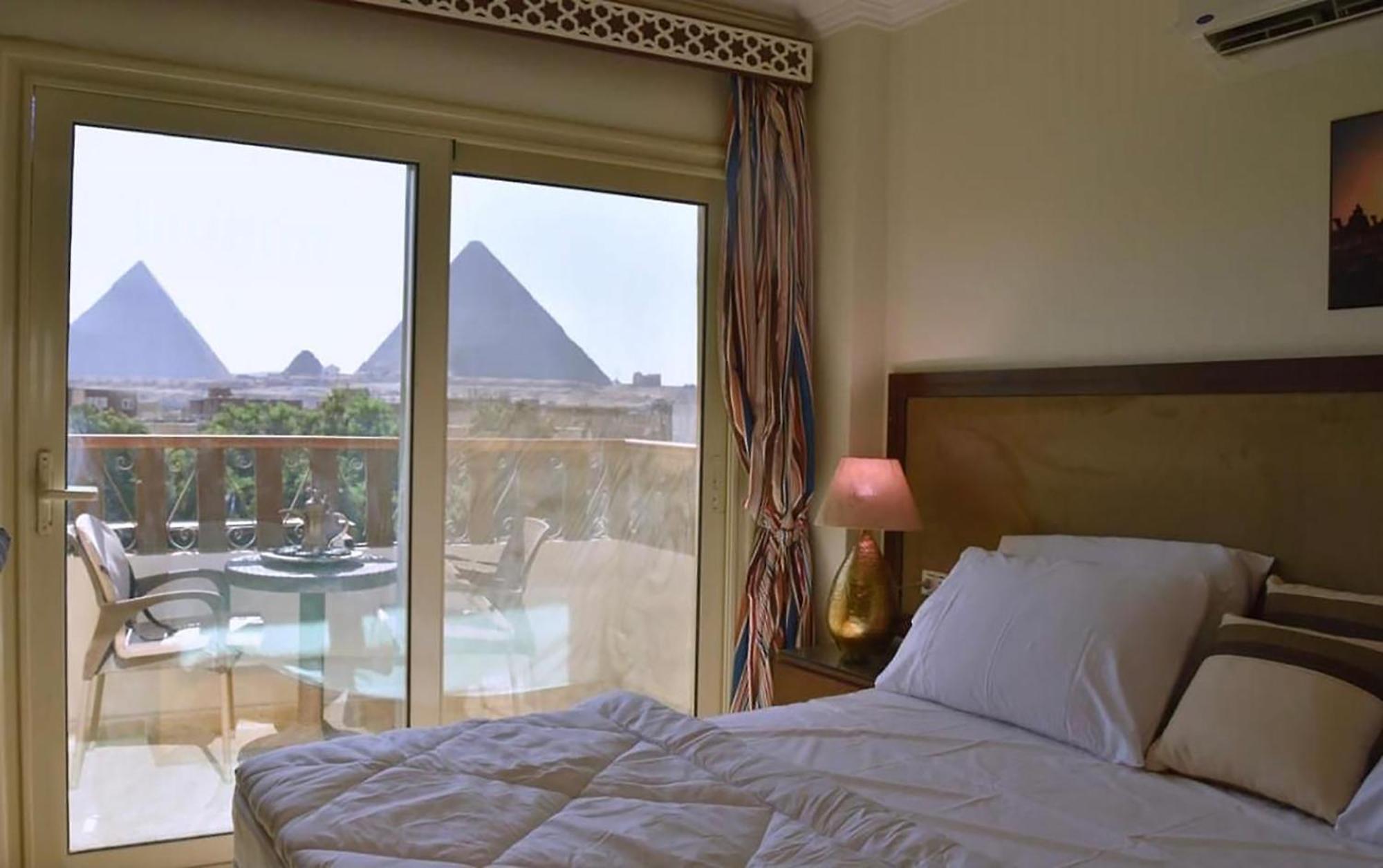 El Aida Pyramids View Hotel Kafret el-Gabal Esterno foto