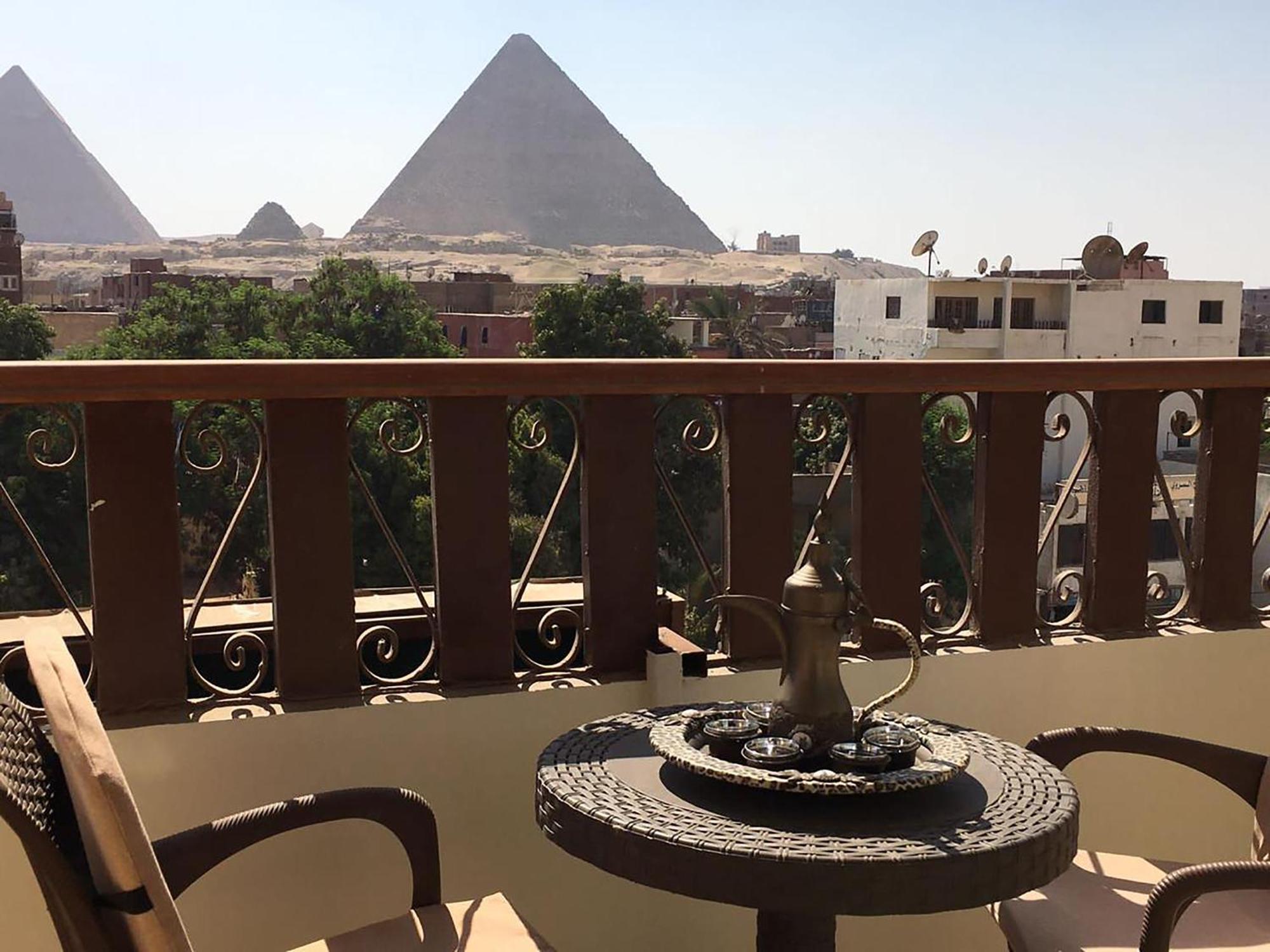 El Aida Pyramids View Hotel Kafret el-Gabal Esterno foto