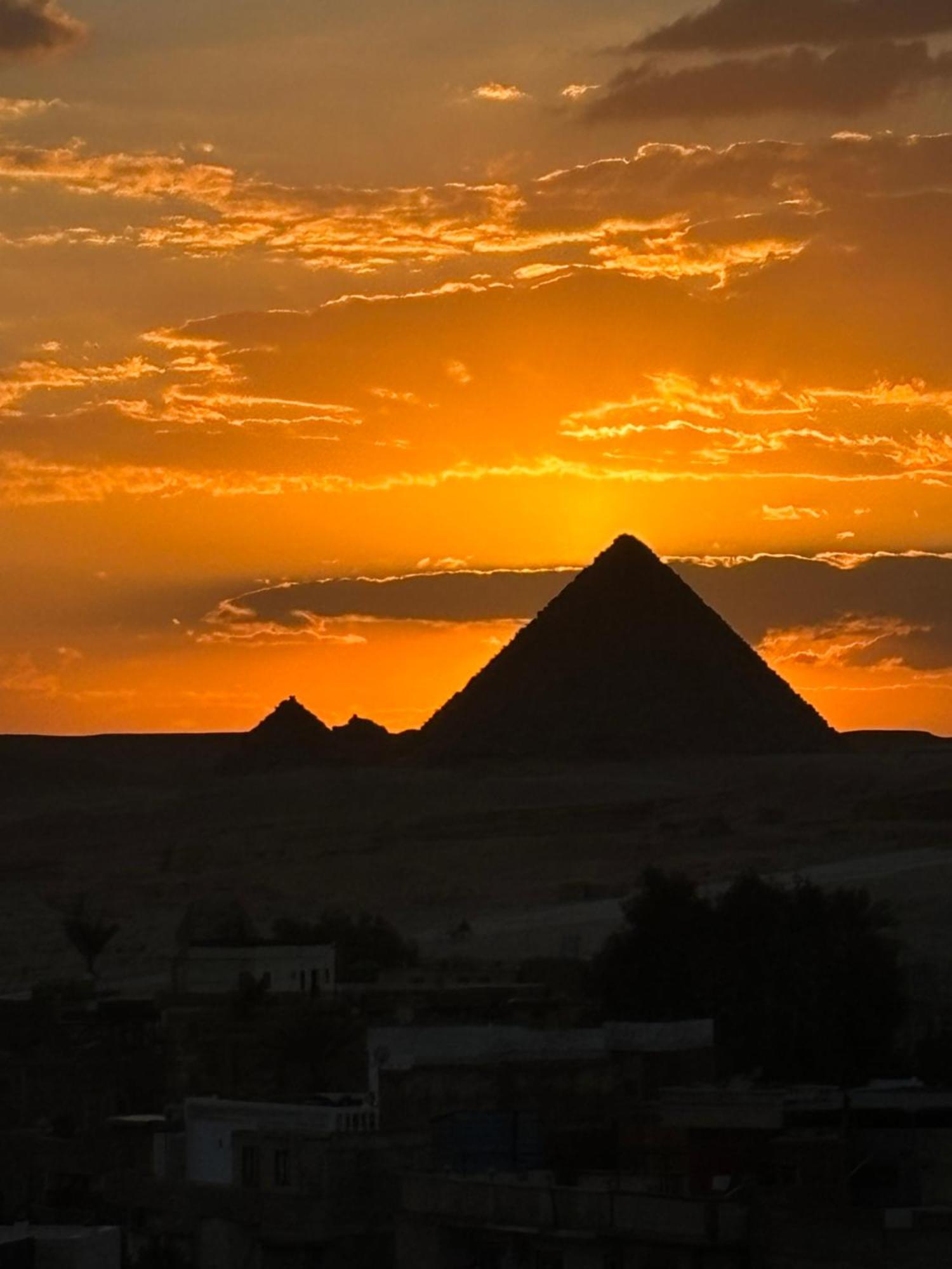 El Aida Pyramids View Hotel Kafret el-Gabal Esterno foto